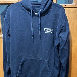 Vintage Vans Black  Hoodie for Men Large tiny hole hides under hood